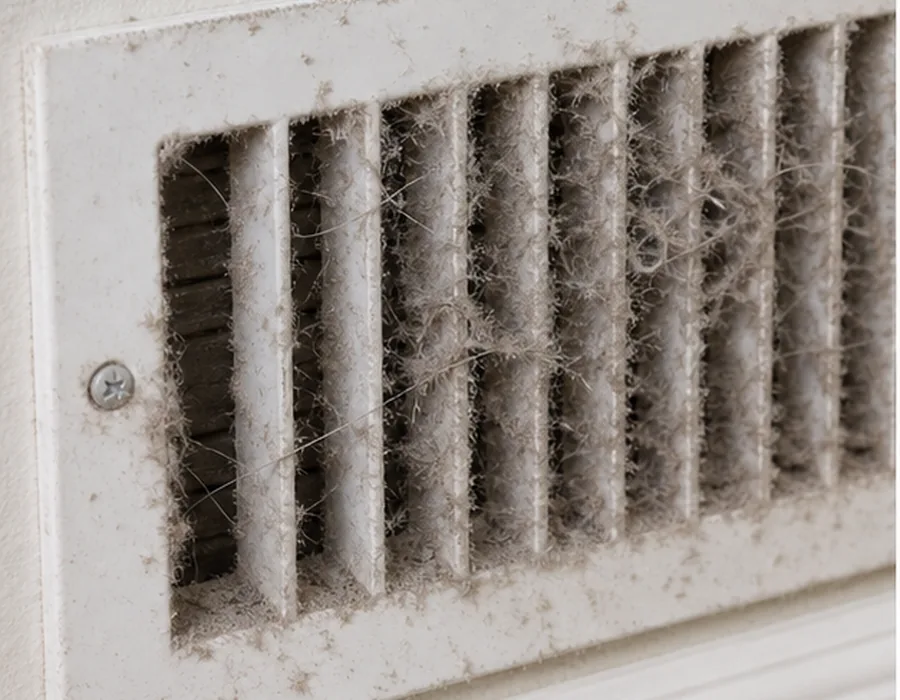 Air Vent Cleaning before service in Dickinson TX