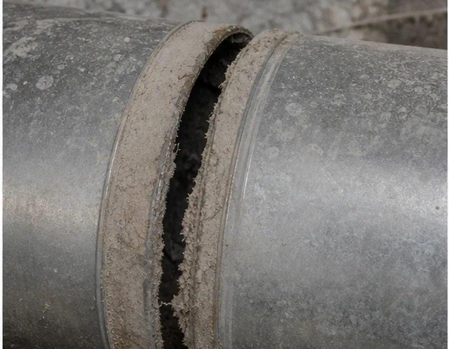 Duct Sealing and Leak Repair before service in Dickinson TX